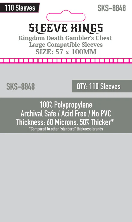 Fundas Sleeve Kings 57x100 ( 110 Unidades)