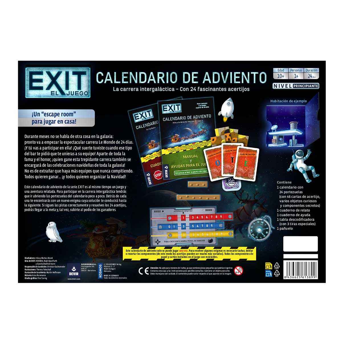 EXIT: Calendario de Adviento – Carrera Intergaláctica