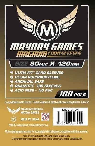 Funda Magnum Gold 80x120MM - 100 Unidades