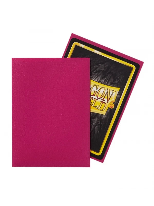 Funda individual mate magenta Dragon Shield protegiendo carta de juego