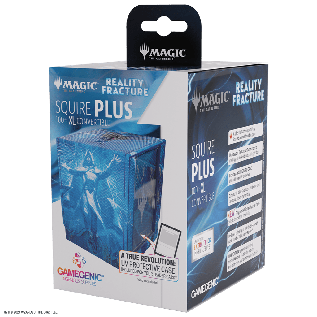 Caja para mazos Gamegenic Reality Fracture Squire Plus con estuche UV y gancho