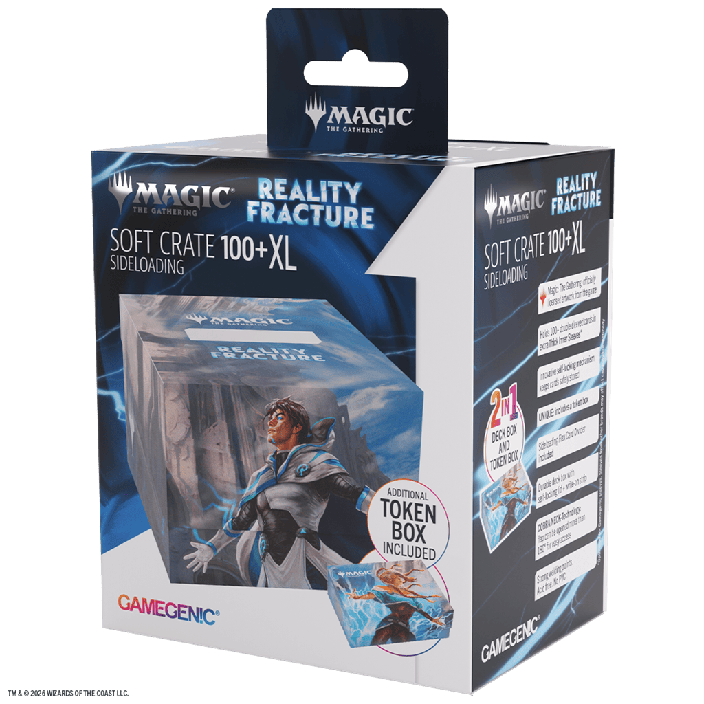 Embalaje caja de cartas Soft Crate 100+ XL sideloading Magic The Gathering