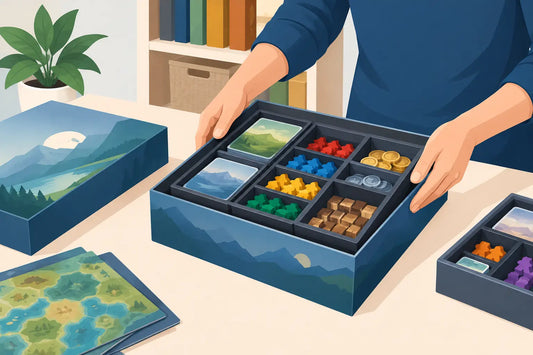 Cómo guardar juegos con insertos sin dañar nada