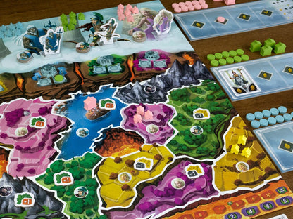Dioses de Roma: contenido completo del juego, tablero y fichas