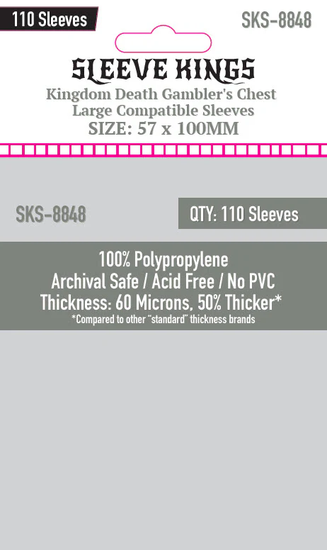Fundas Sleeve Kings 57x100 ( 110 Unidades)