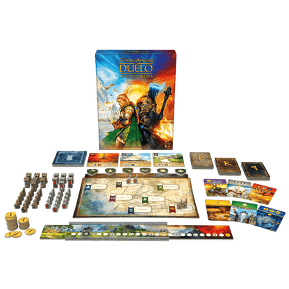 Juego completo El Señor de los Anillos tablero cartas fichas y monedas listos
