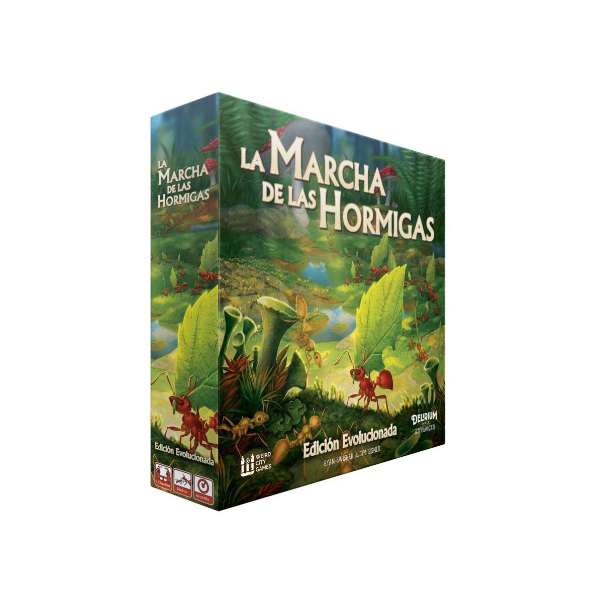 Caja edición evolucionada del juego de mesa La Marcha de las Hormigas