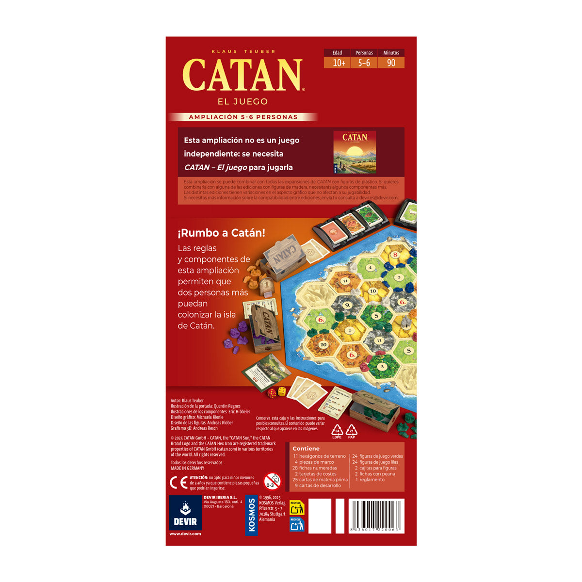 Catan: Expansión 5-6 Jugadores