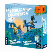 Caja del juego de mesa La Escalera Encantada para niños con piezas magnéticas