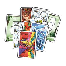 Cartas de Coloretto con camaleones y algodón