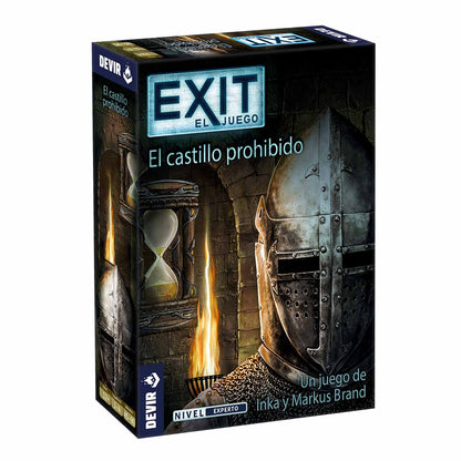 Caja del juego de mesa Exit El Castillo Prohibido nivel experto