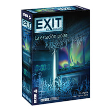 Caja frontal del juego de mesa EXIT La estación polar nivel avanzado con ilustración ártica