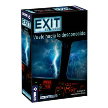 Caja del juego de escape EXIT Vuelo hacia lo desconocido nivel principiante