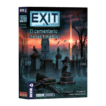 Caja EXIT El cementerio de las tinieblas nivel avanzado ilustración de tumba misteriosa