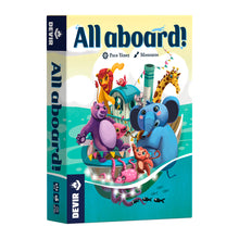 Caja juego de mesa All Aboard! Devir con animales a bordo del barco para 2-5 jugadores
