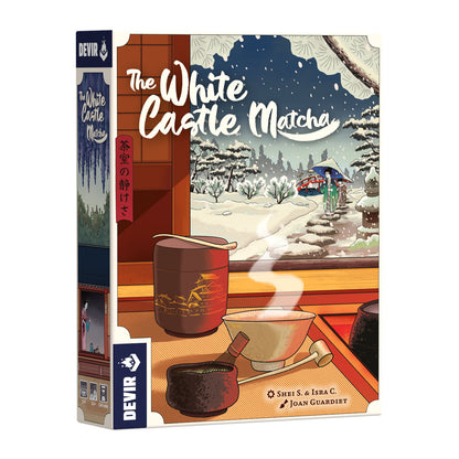 Caja juego de mesa The White Castle Matcha Devir estilo japonés invernal