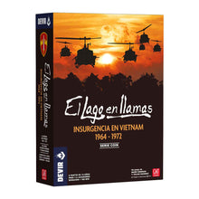 Caja juego de mesa El Lago en Llamas serie COIN Vietnam