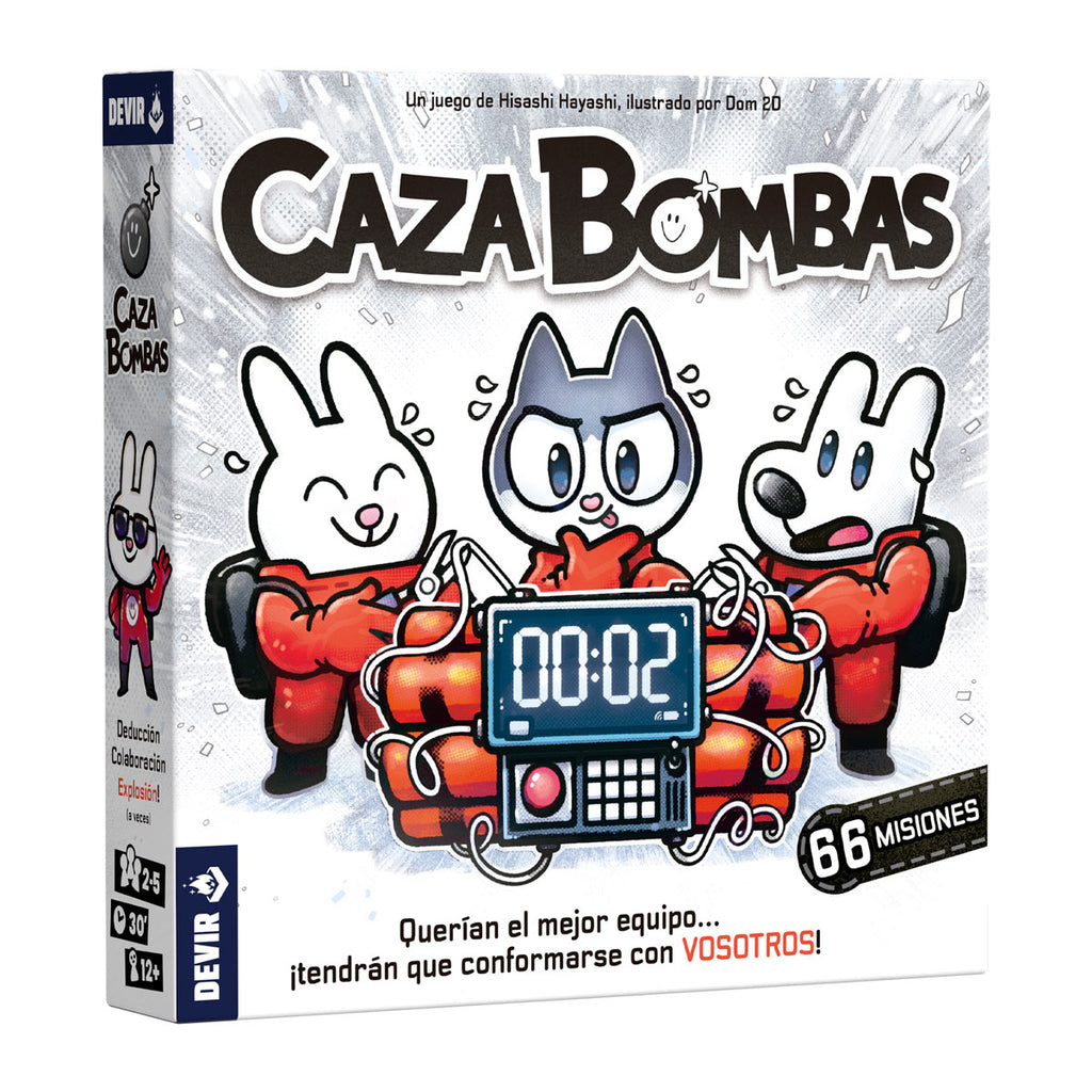 Caza Bombas – Juego de mesa cooperativo de deducción
