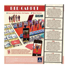 Juego de mesa Red Carpet con tablero alfombra roja y soporte para móvil