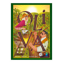 Oliva juego de mesa eurogame para familia con arte de olivar y recolección de aceitunas