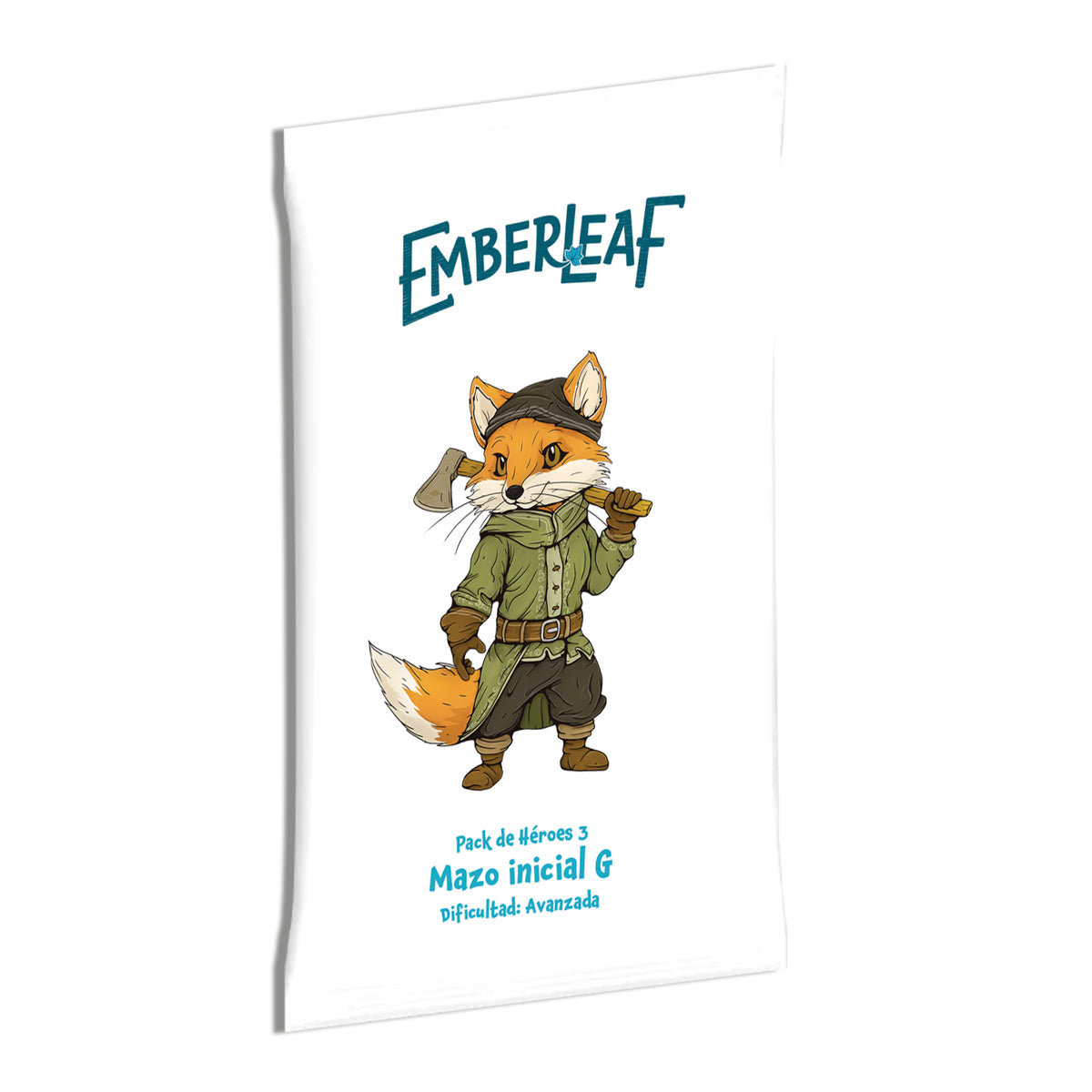 Pack de Héroes 3 de Emberleaf, expansión con zorro guerrero para juego de mesa estratégico avanzado