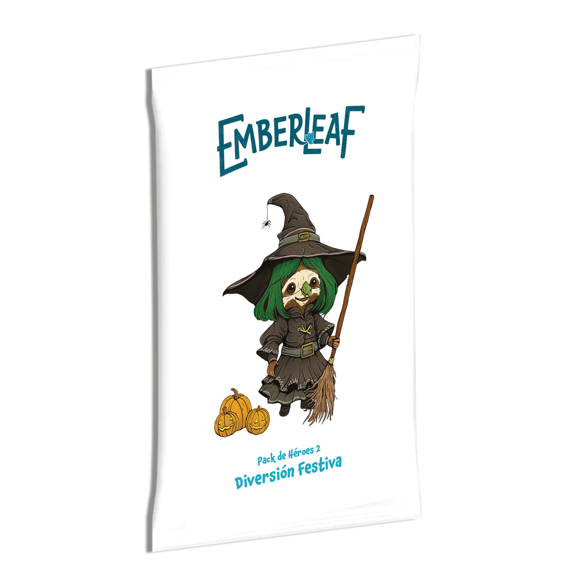 Caja expansión Emberleaf Pack de Héroes 2 Diversión Festiva con bruja y calabazas