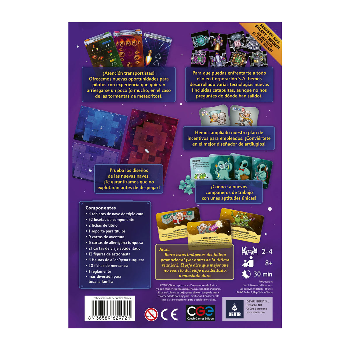 Pack Galaxy Trucker 2021 + Bocinas en el Espacio