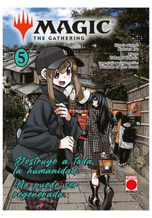 Portada del manga Magic: The Gathering volumen 5, estilo anime con chica y gorra negra
