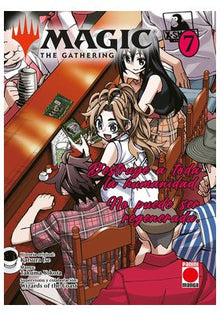 Portada del manga Magic: The Gathering volumen 7 en español con carta oficial incluida