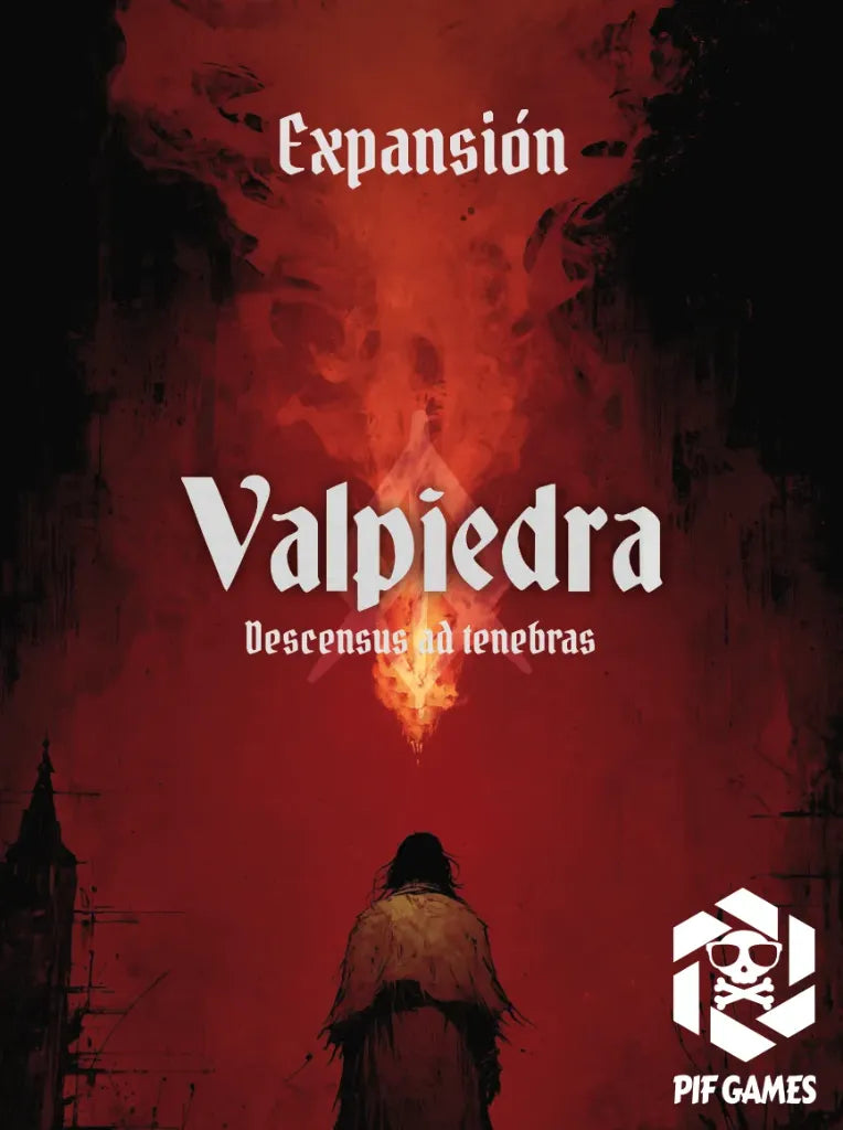 Portada de la expansión Valpiedra 1.5 para el juego de mesa Descensus ad Tenebras