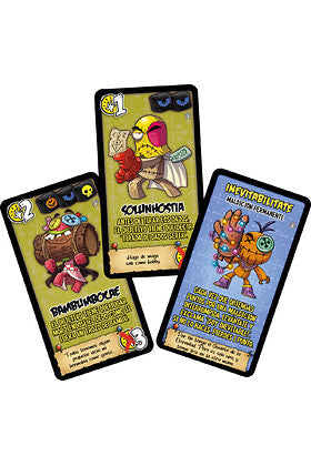 Cartas de expansión Vudú Comics vs Manga con arte de superhéroes y robots