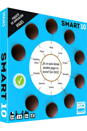 Caja del juego de mesa SMART 10: Viajes Paquete de Ampliación SD Games