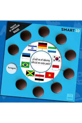 Tarjeta de expansión SMART 10 Viajes sobre idiomas oficiales de diferentes países