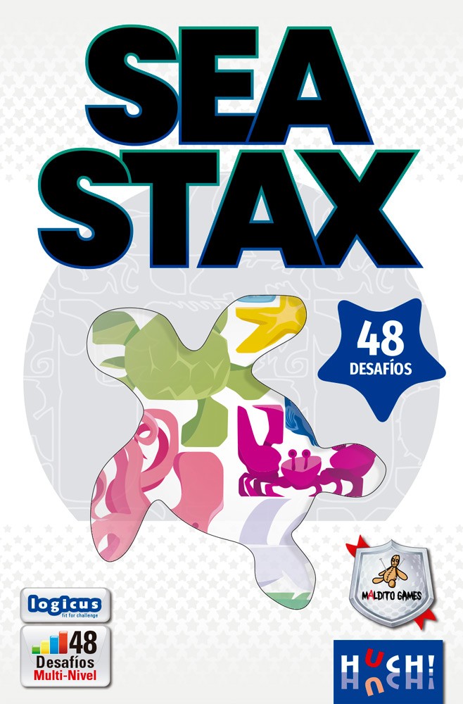 Portada juego lógica Sea Stax 48 desafíos por Maldito Games
