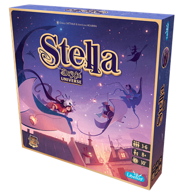 Caja frontal Stella Dixit Universe juego de mesa para 3-6 jugadores