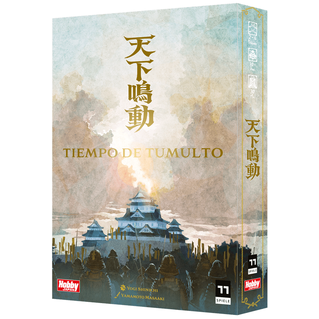 Caja juego de mesa Tiempo de Tumulto estrategia Sengoku Japón feudal