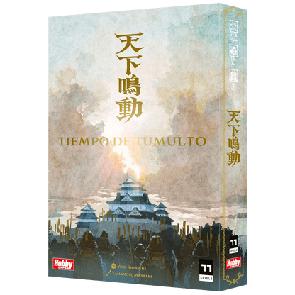 Caja juego de mesa Tiempo de Tumulto estrategia Sengoku Japón feudal