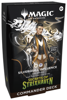Mazo Commander Silverquill Influence Magic The Gathering caja sellada blanco y negro