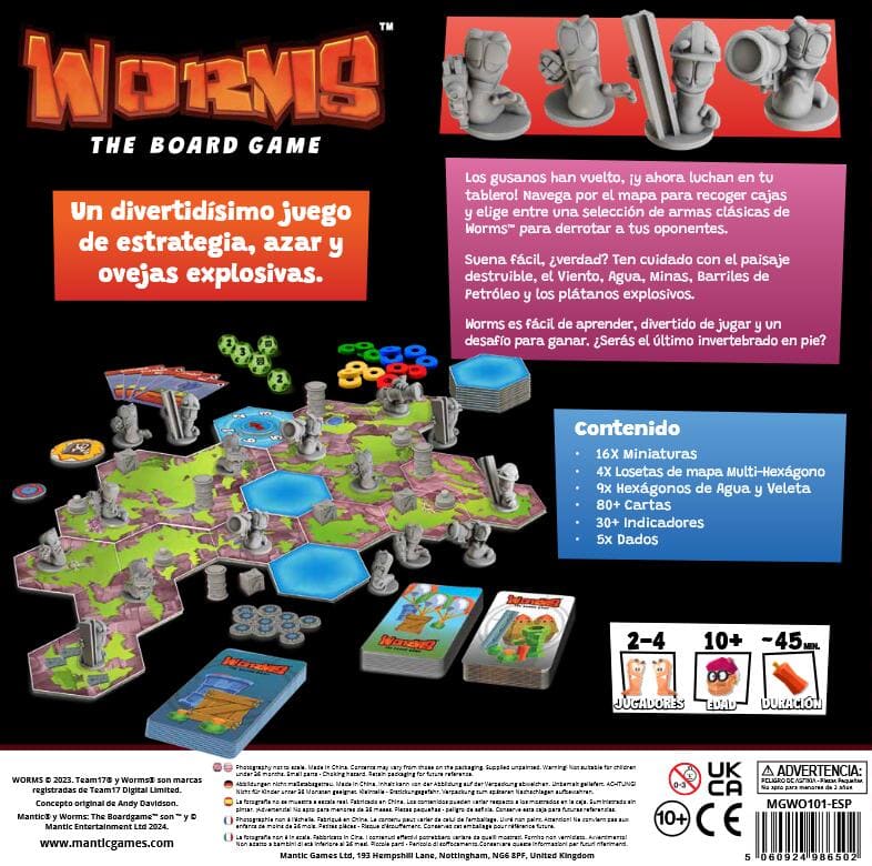 Worms: El juego de mesa