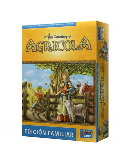 Caja Agricola Edición Familiar juego de estrategia familiar ilustración rural Uwe Rosenberg