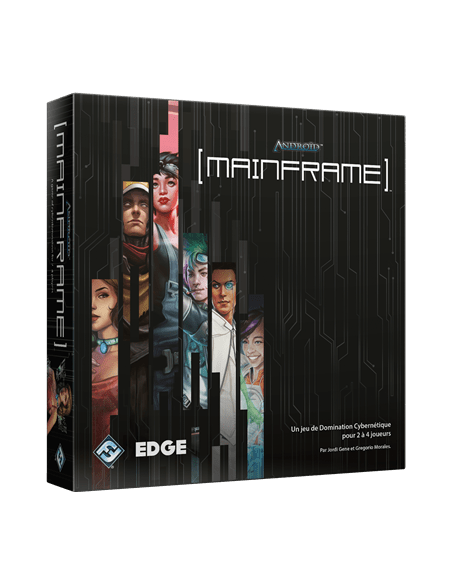 Caja juego de mesa Android Mainframe cyberpunk para 2 a 4 jugadores