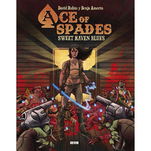 Portada cómic Ace of Spades: Sweet Haven Blues, western sobrenatural con mujer y espada azul