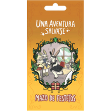 Caja naranja del mazo de festejos para la expansión de juego de mesa