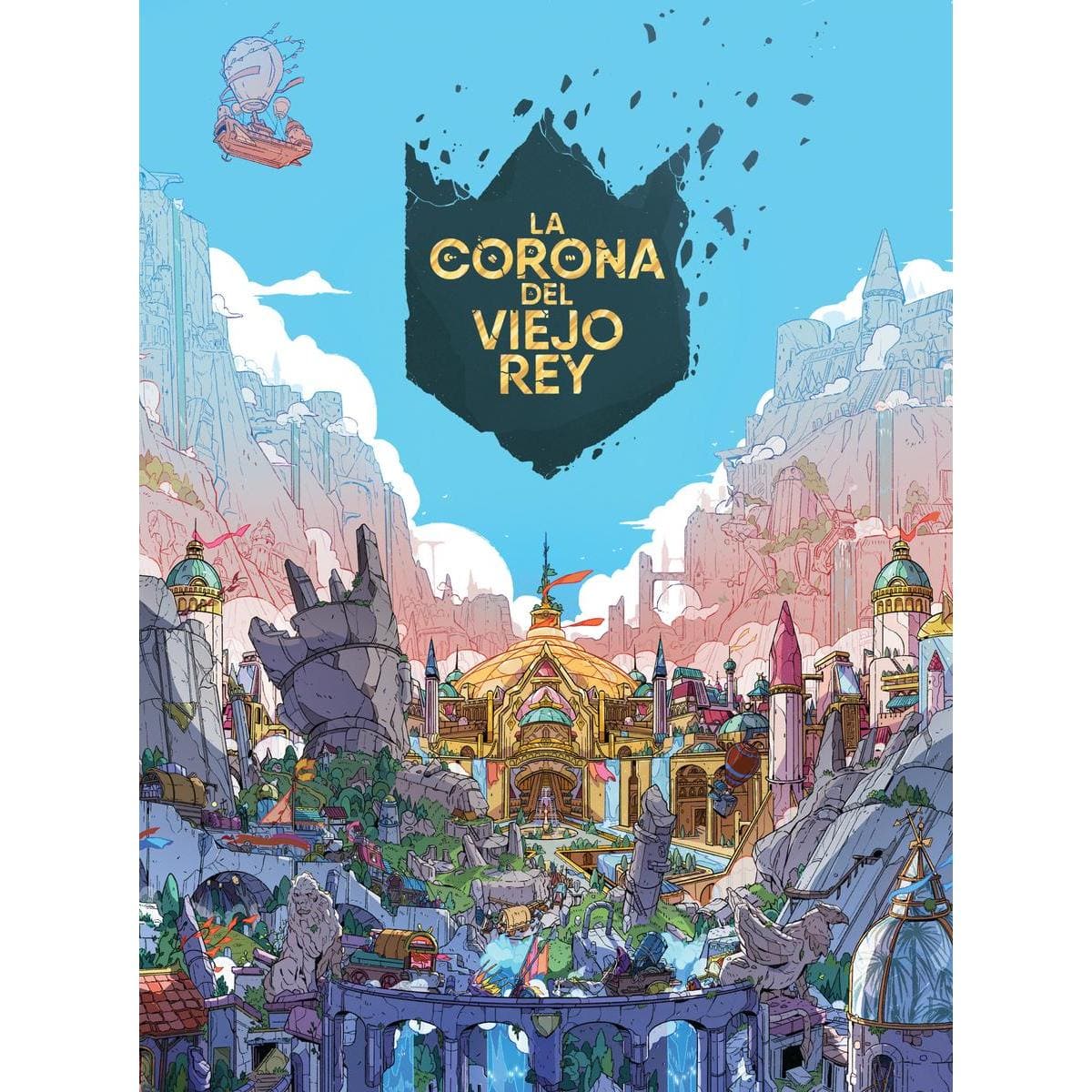 La Corona del Viejo Rey juego de mesa estrategia fantasía portada ilustración