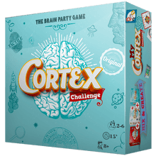 Caja del juego de mesa Cortex Challenge para 2-6 jugadores desde 8 años