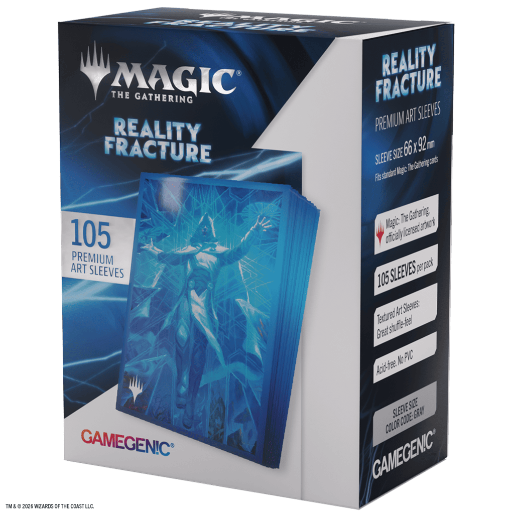 Caja 105 sleeves premium sin PVC diseño Nissa azul oscuro Gamegenic