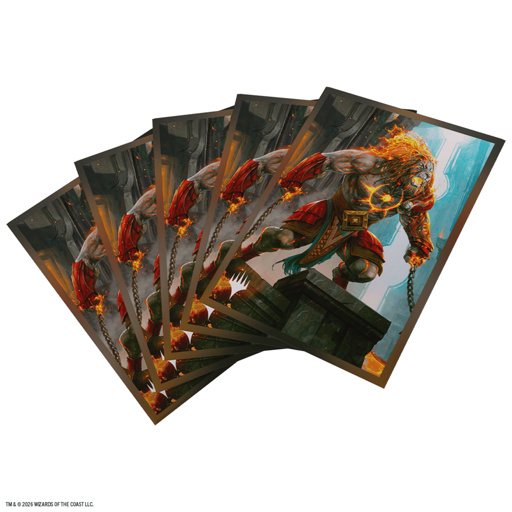 Fundas para cartas Magic: The Gathering Reality Fracture diseño Garruk con guerrero león