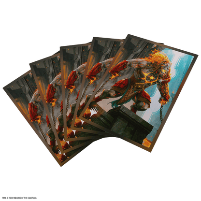 Fundas para cartas Magic: The Gathering Reality Fracture diseño Garruk con guerrero león