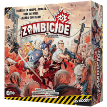 Caja del juego de mesa Zombicide Segunda Edición Asmodee para 1-6 jugadores