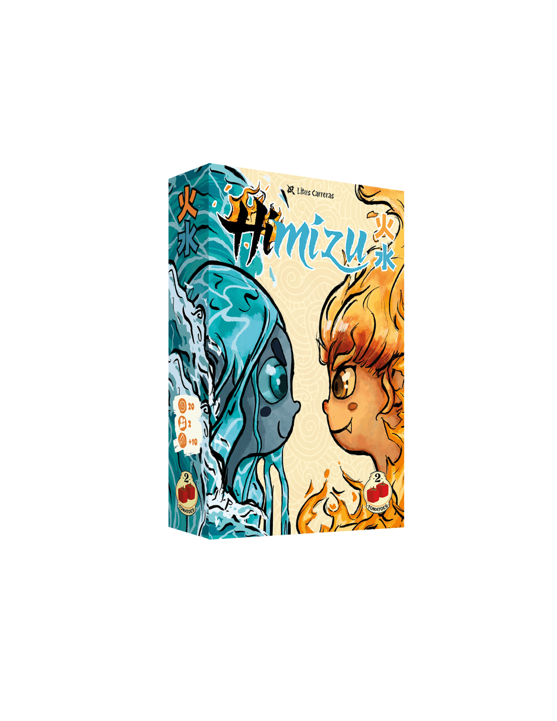 Himizu caja juego de mesa para 2 jugadores diseño anime personaje